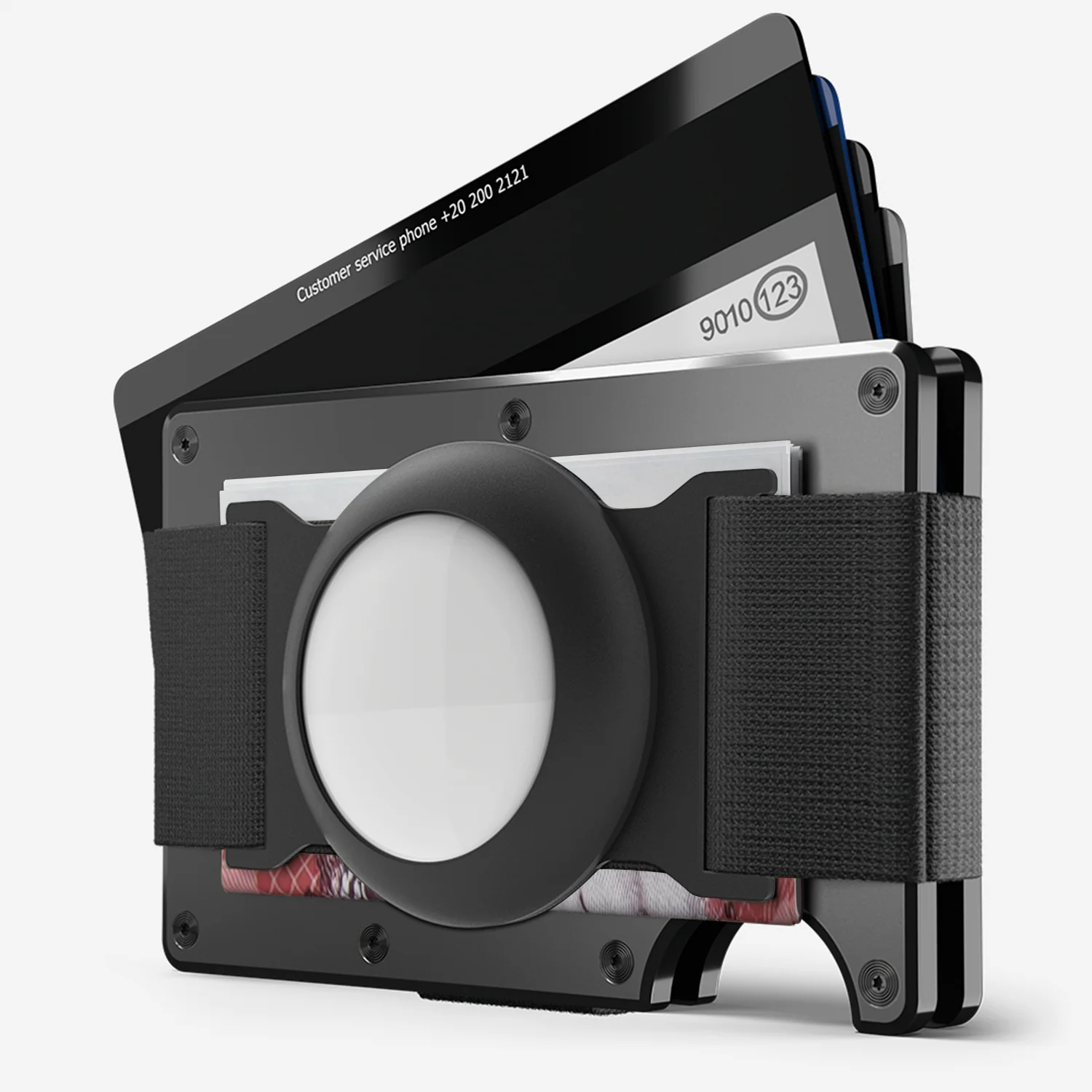 AirTag Cash Strap - Black - Image 5