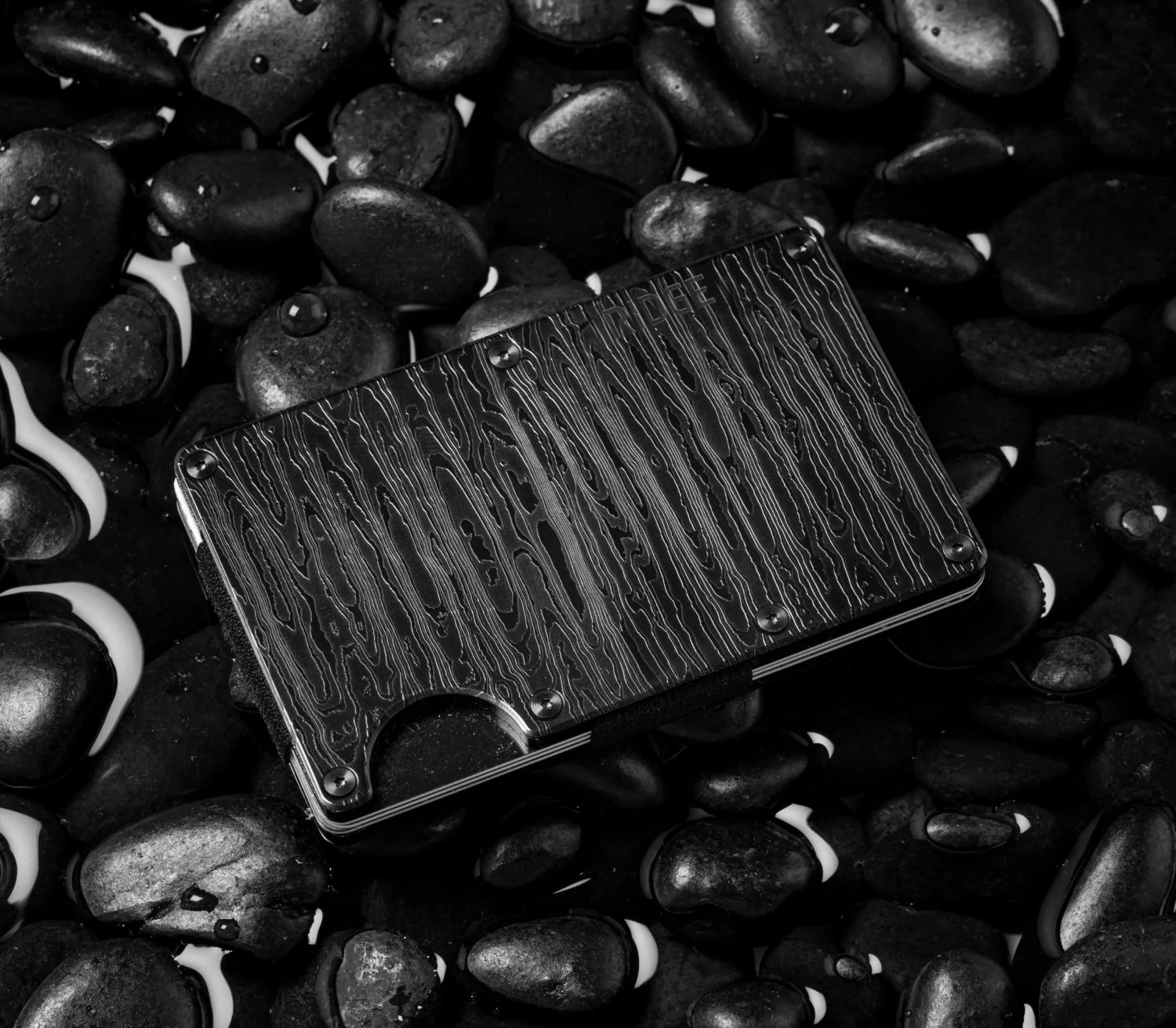 Ridge Wallet - Black Damascus - Image 6
