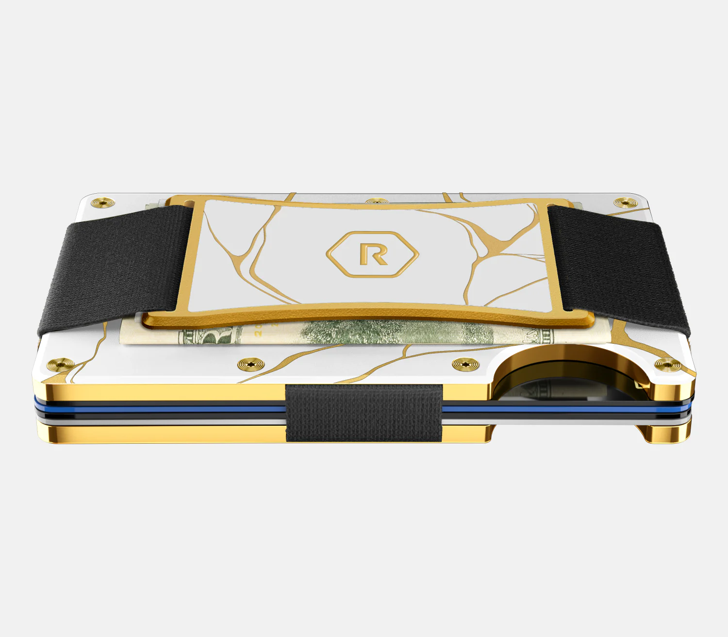 Ridge Wallet - Kintsugi - White - Image 4