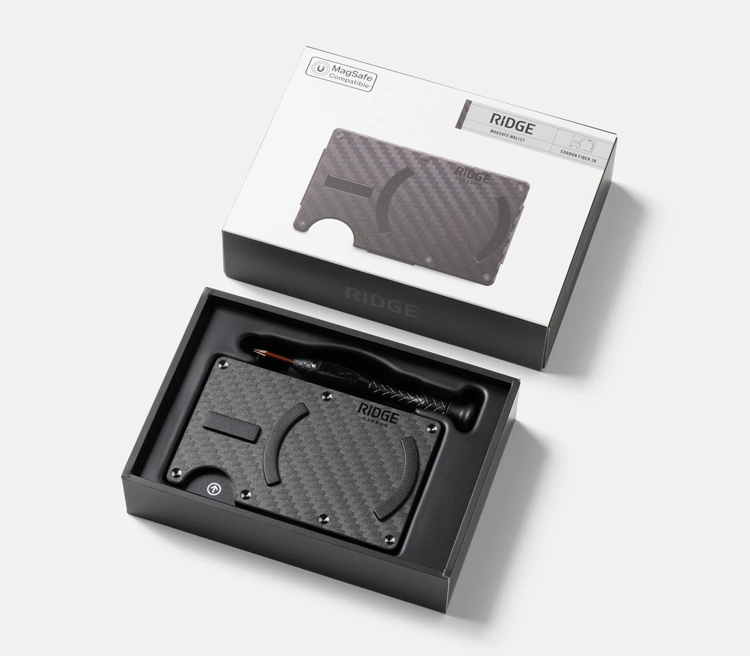 Ridge Wallet For MagSafe - Carbon Fiber 3k - Image 7