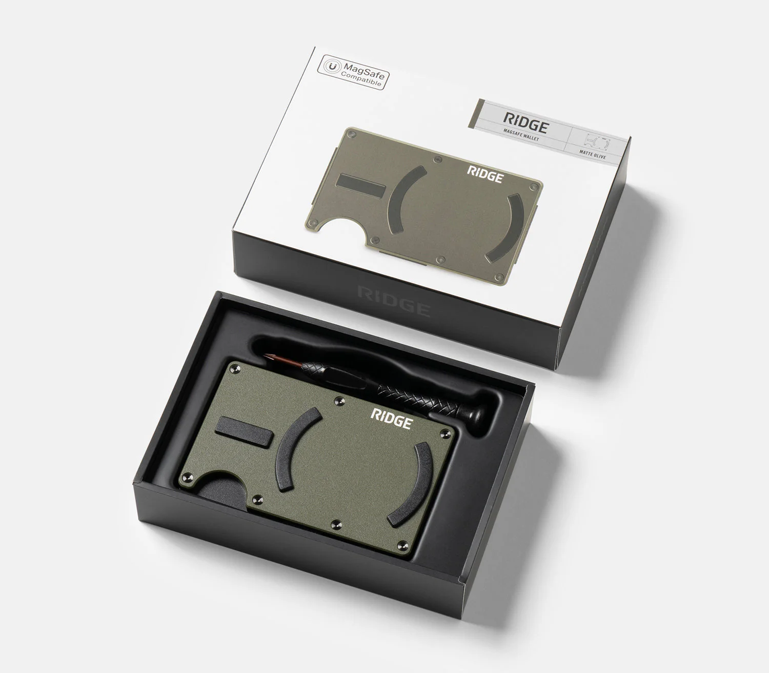 Ridge Wallet For MagSafe - Matte Olive - Image 7