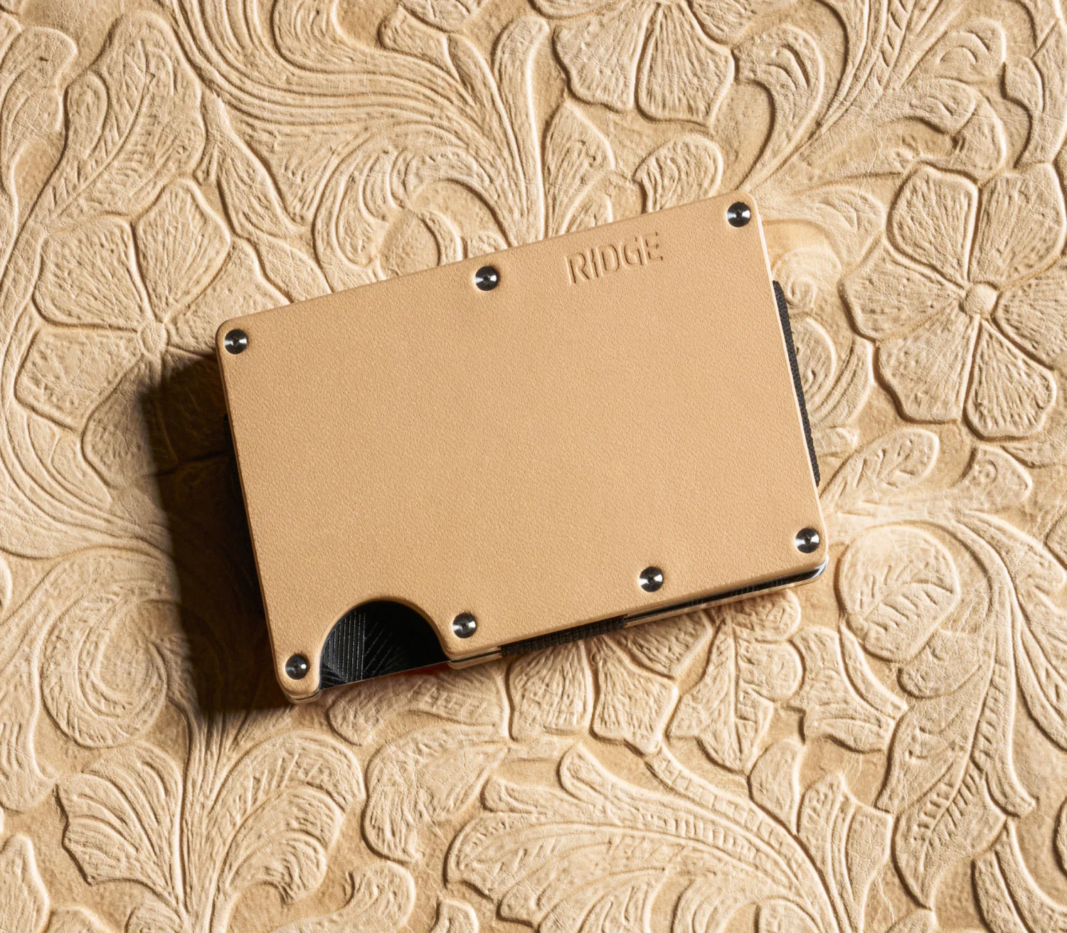 Ridge Wallet - Natural Leather - Image 3