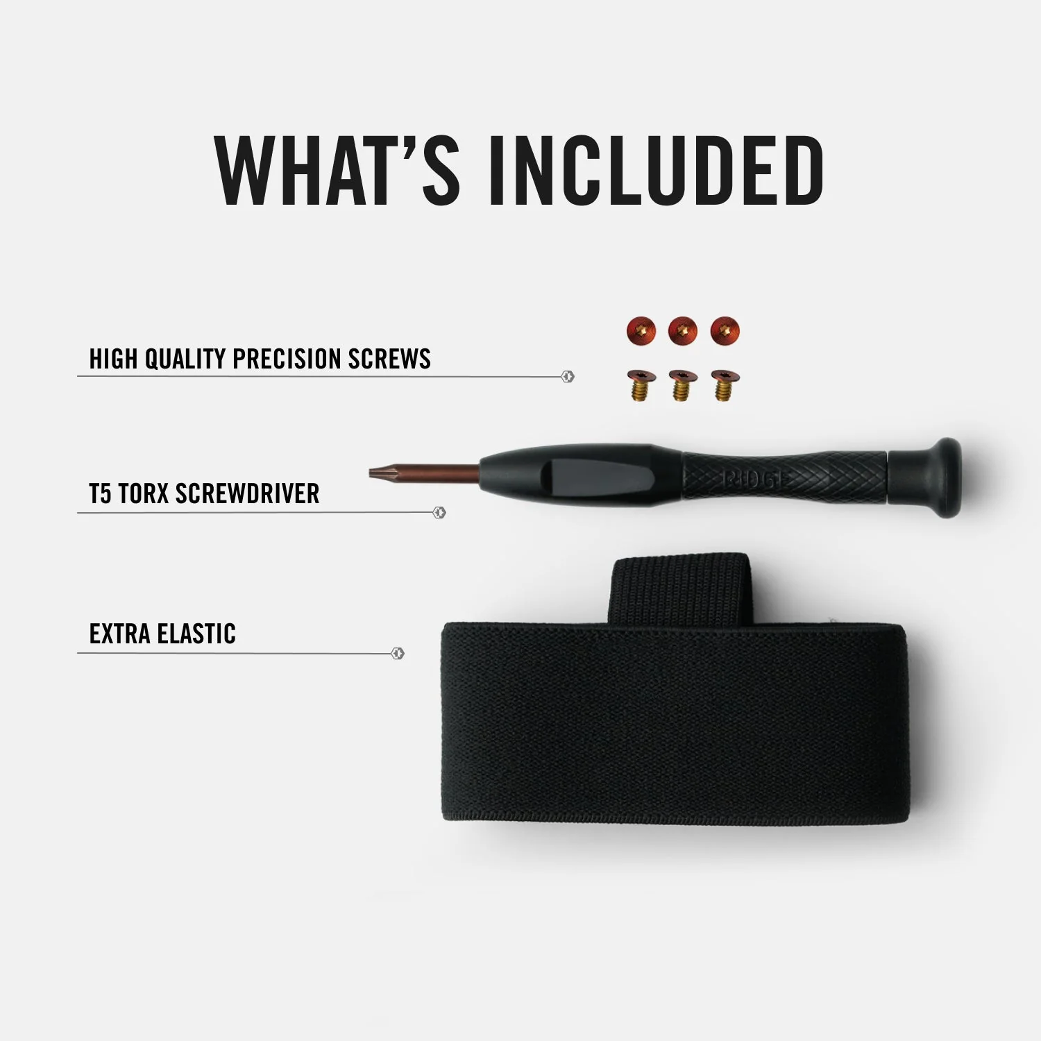 Screw Set - Black Screws - Image 3