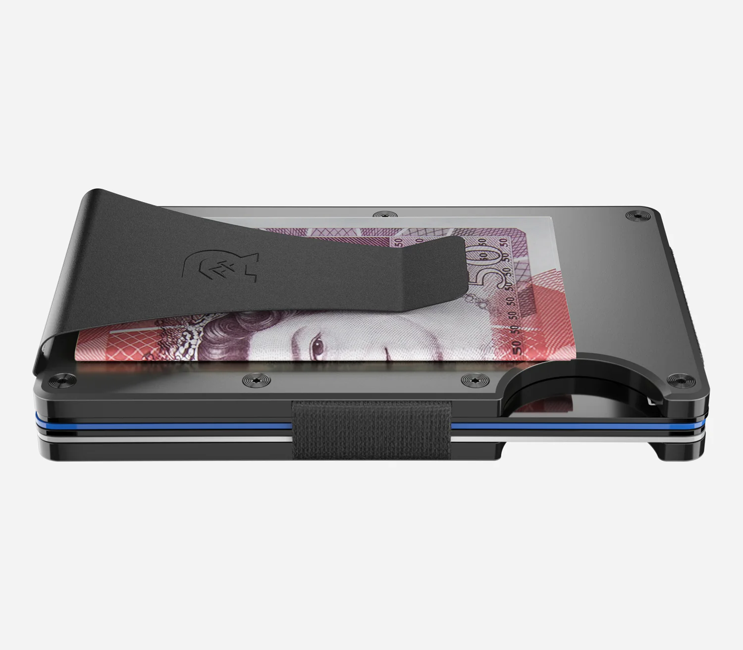 Ridge Wallet - Matte Gunmetal Titanium - Image 10