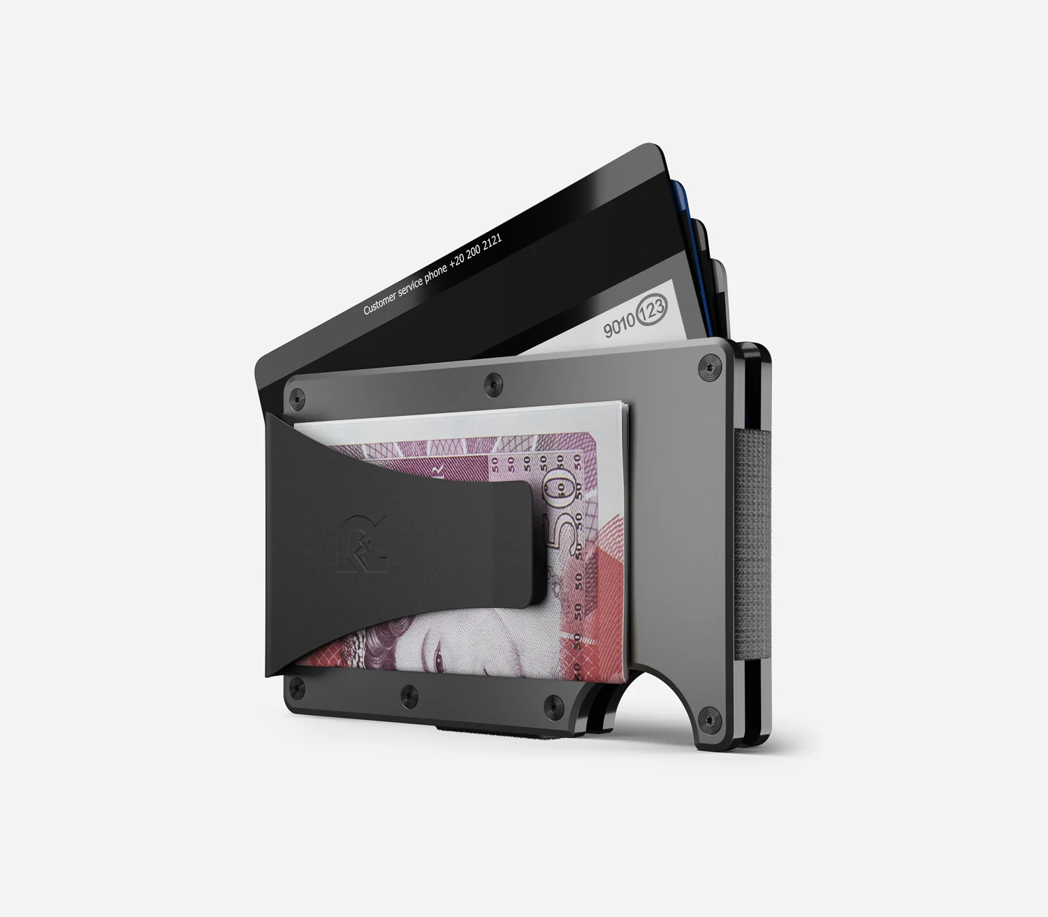 Ridge Wallet - Matte Gunmetal Titanium - Image 11