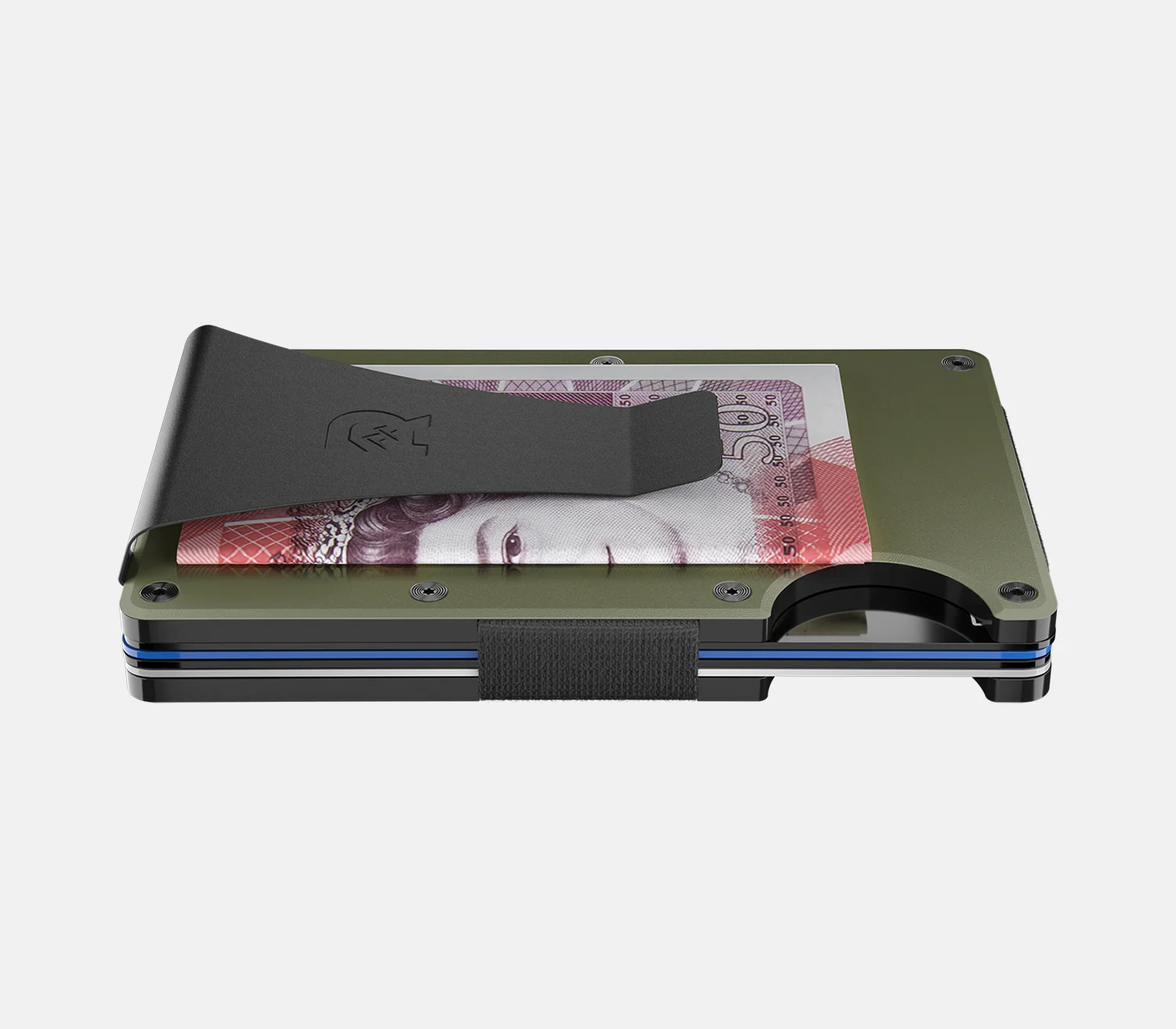 Ridge Wallet - Matte Olive Titanium - Image 12